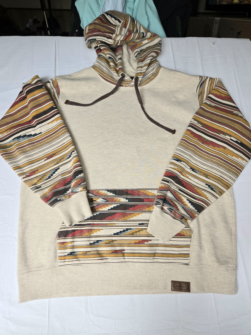 Ariat XL Chimayo Print Hoodie Southwestern Western NWOT